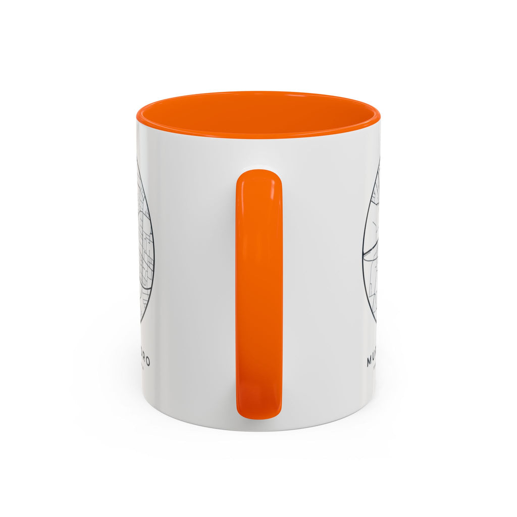 Murfreesboro Street Map Accent Mug