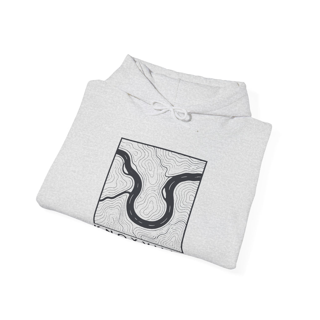Knoxville Topo Map Hoodie