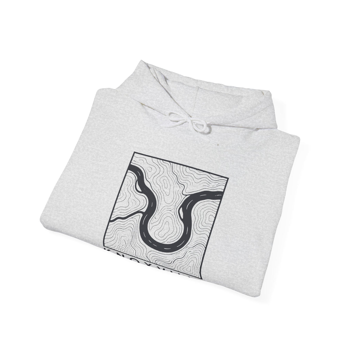 Knoxville Topo Map Hoodie