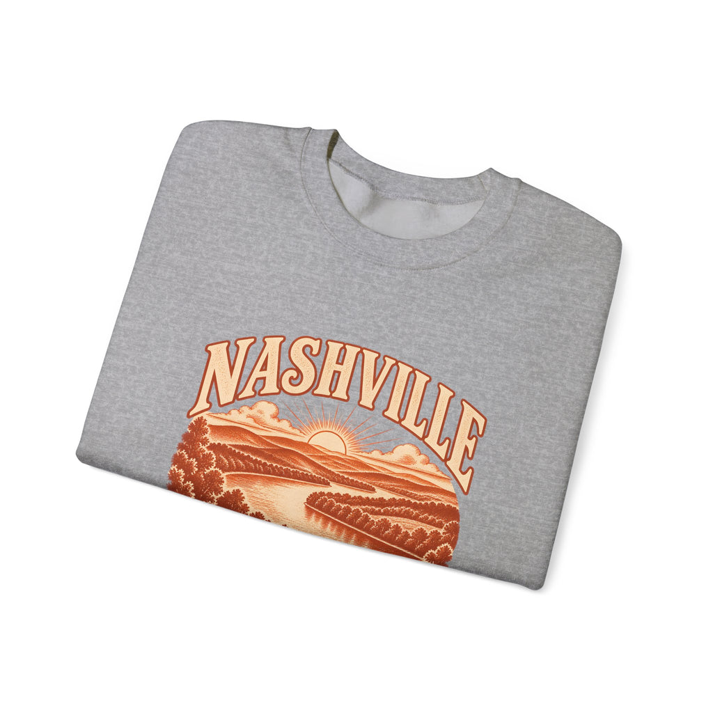 Nashville Engraved Valley Crewneck Sweatshirt