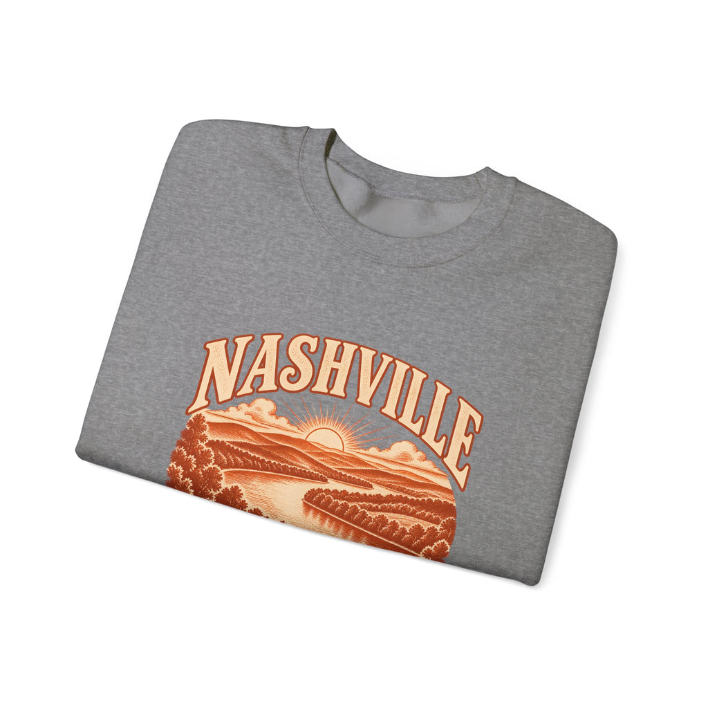 Nashville Engraved Valley Crewneck Sweatshirt