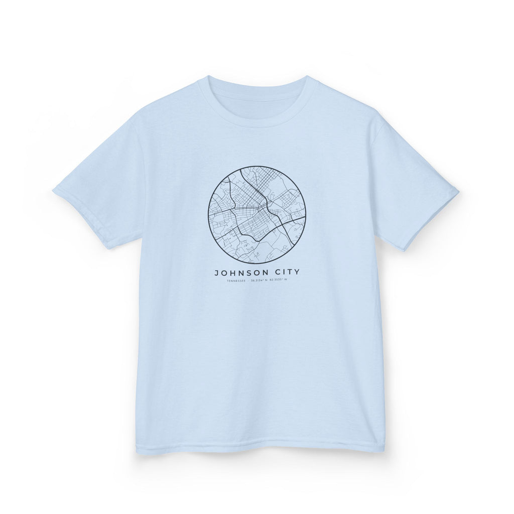 Johnson City Street Map Kids T-Shirt