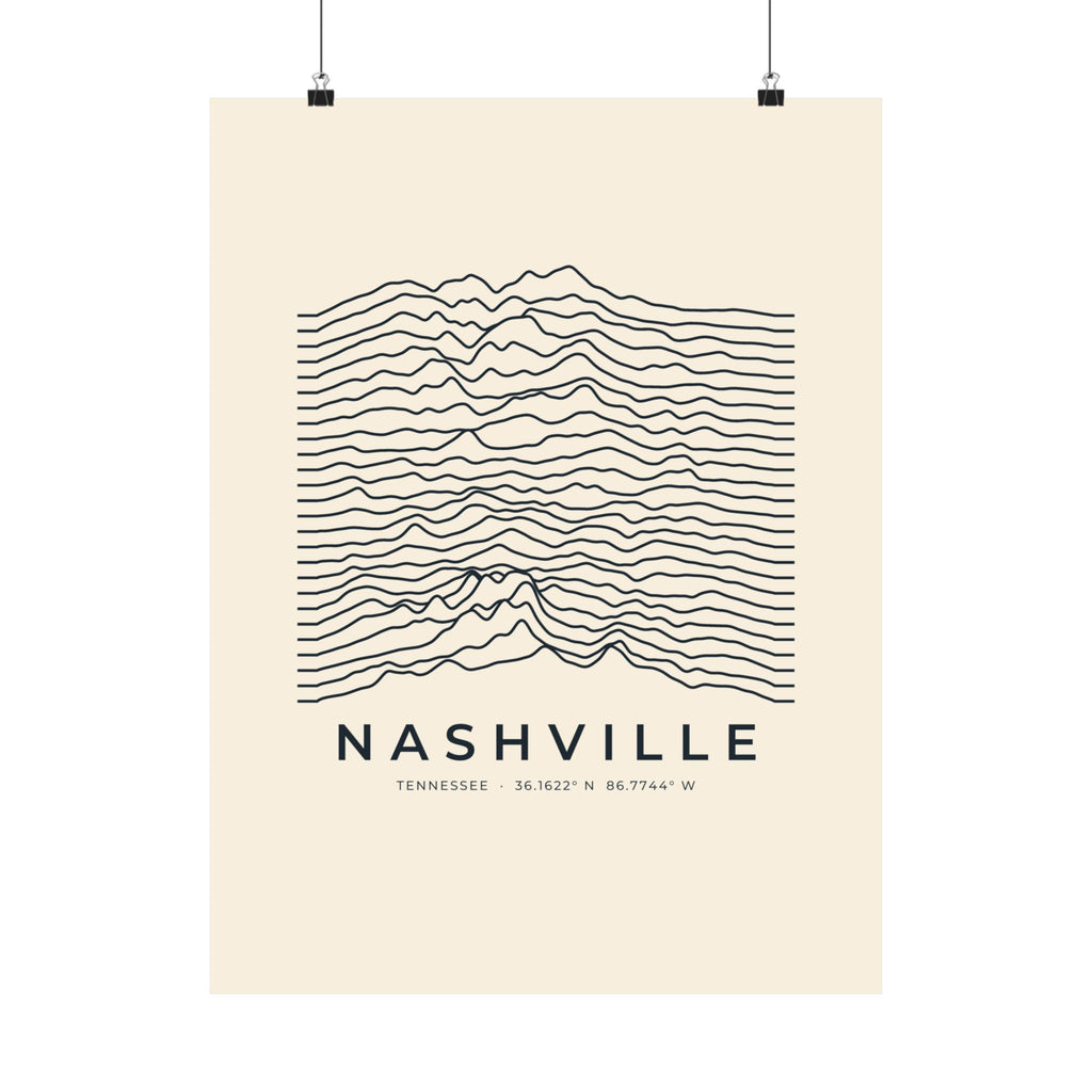 Nashville Ridgeline Poster