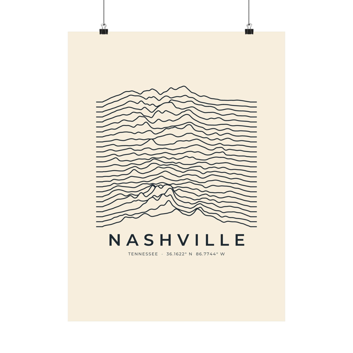 Nashville Ridgeline Poster