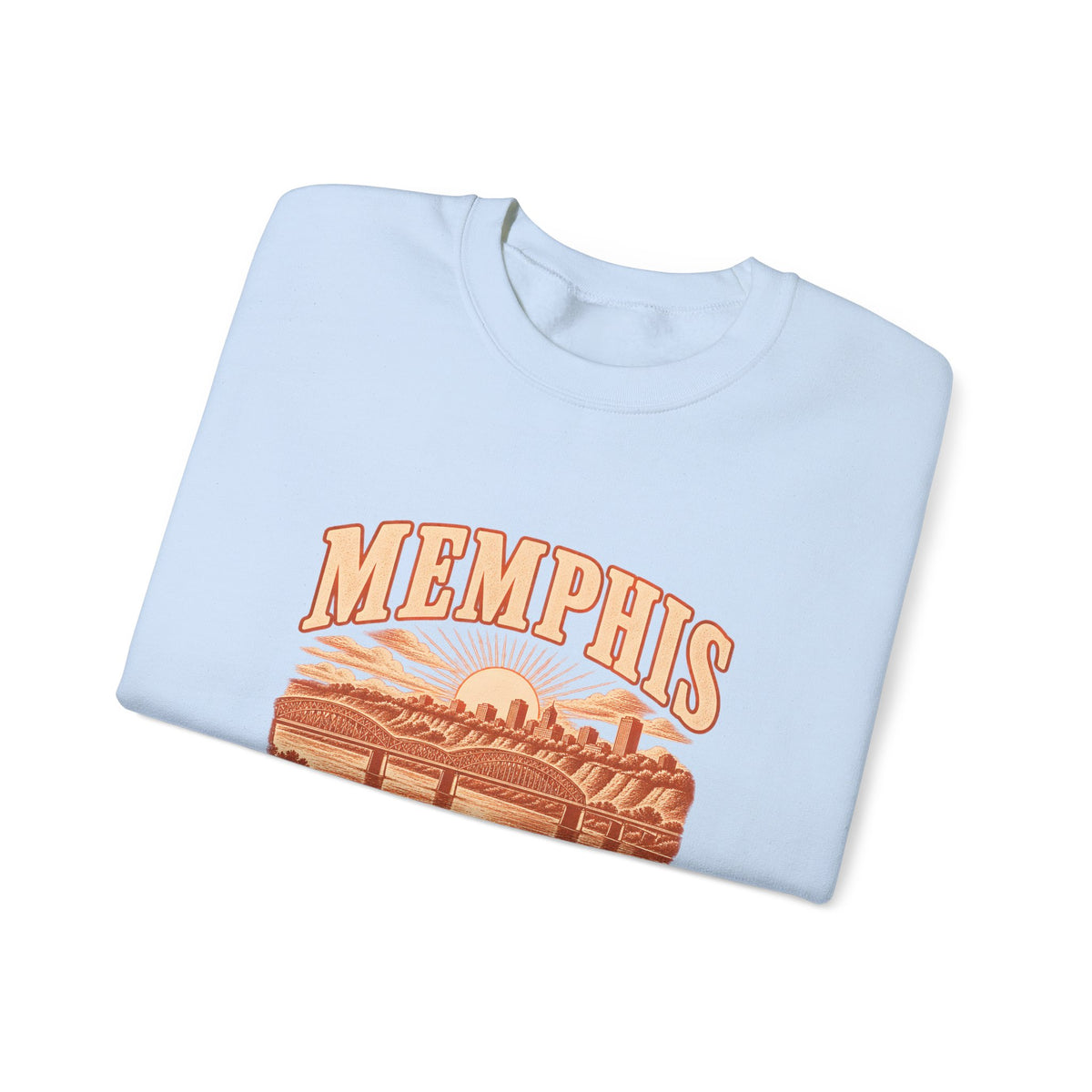 Memphis Engraved Valley Crewneck Sweatshirt