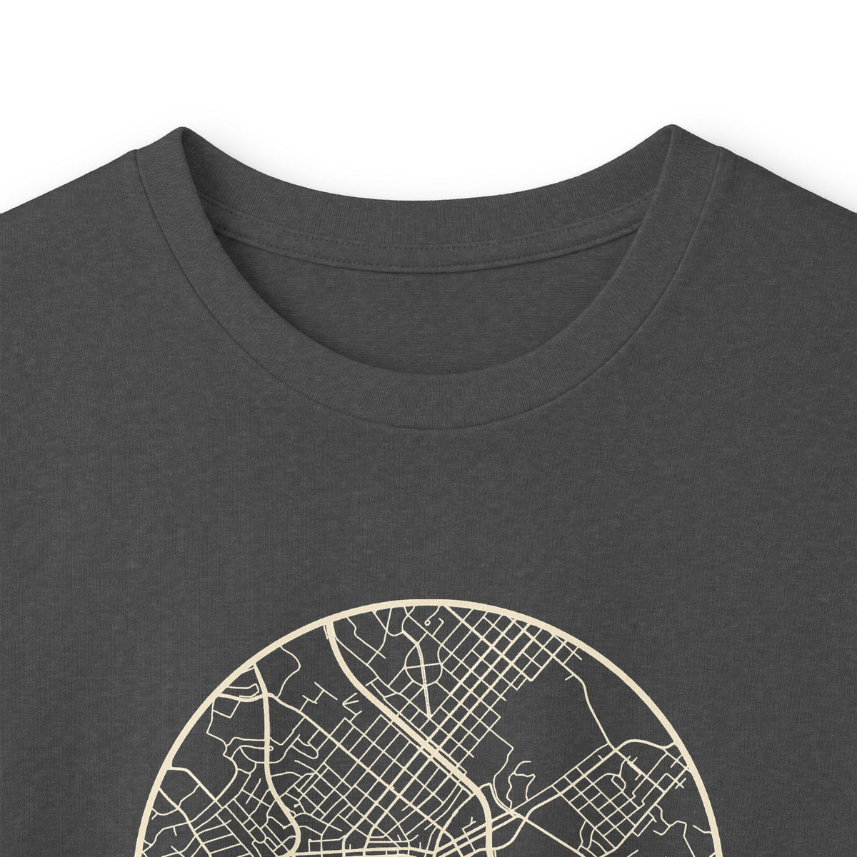Johnson City Street Map Long Sleeve T-Shirt