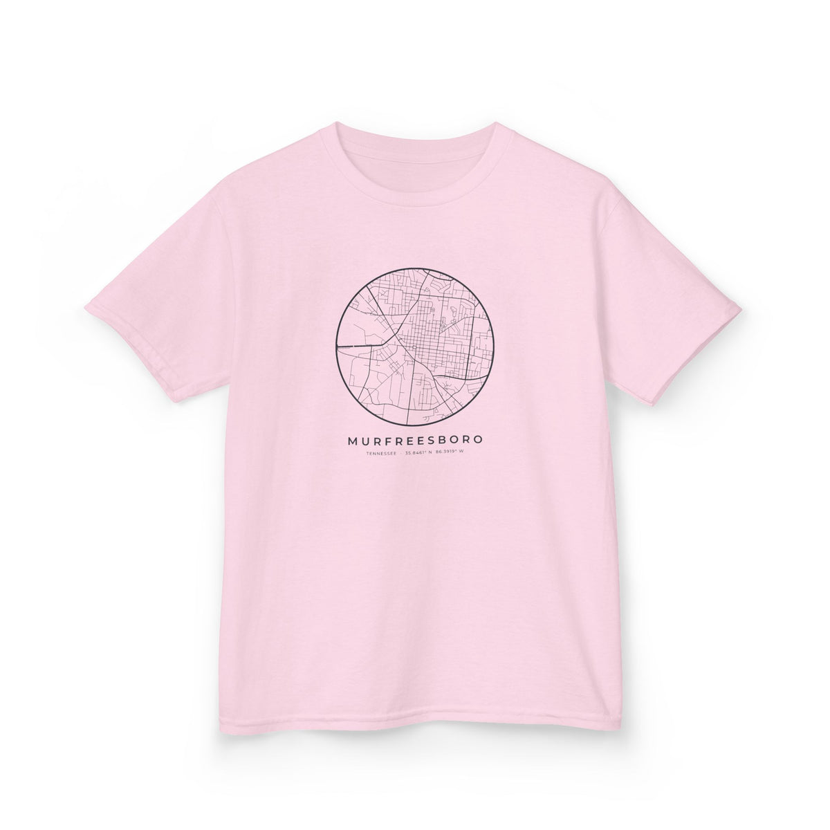 Murfreesboro Street Map Kids T-Shirt