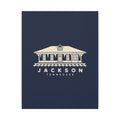 Jackson Train Depot Canvas Print (Navy)