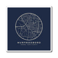 Murfreesboro Street Map Magnet (Navy)