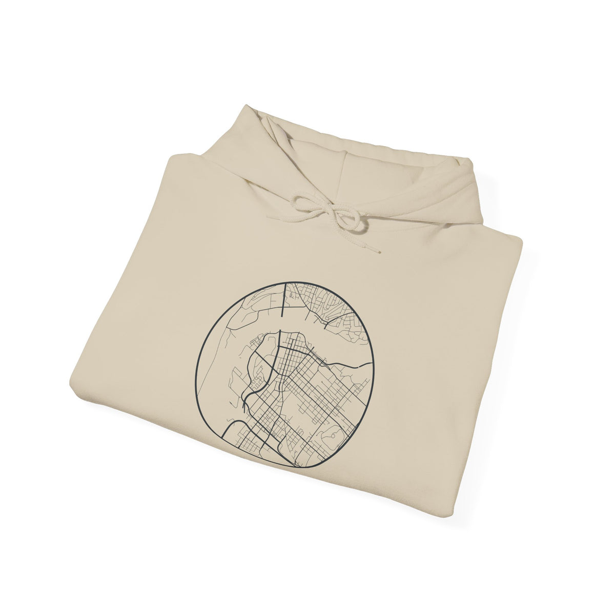 Chattanooga Street Map Hoodie