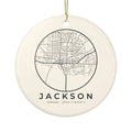 Jackson Street Map Ornament