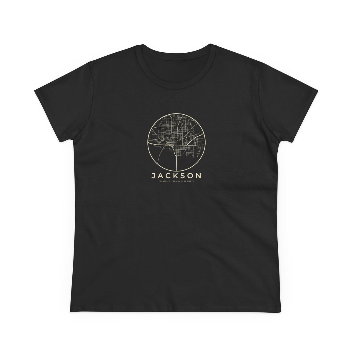 Jackson Street Map Women's T-Shirt