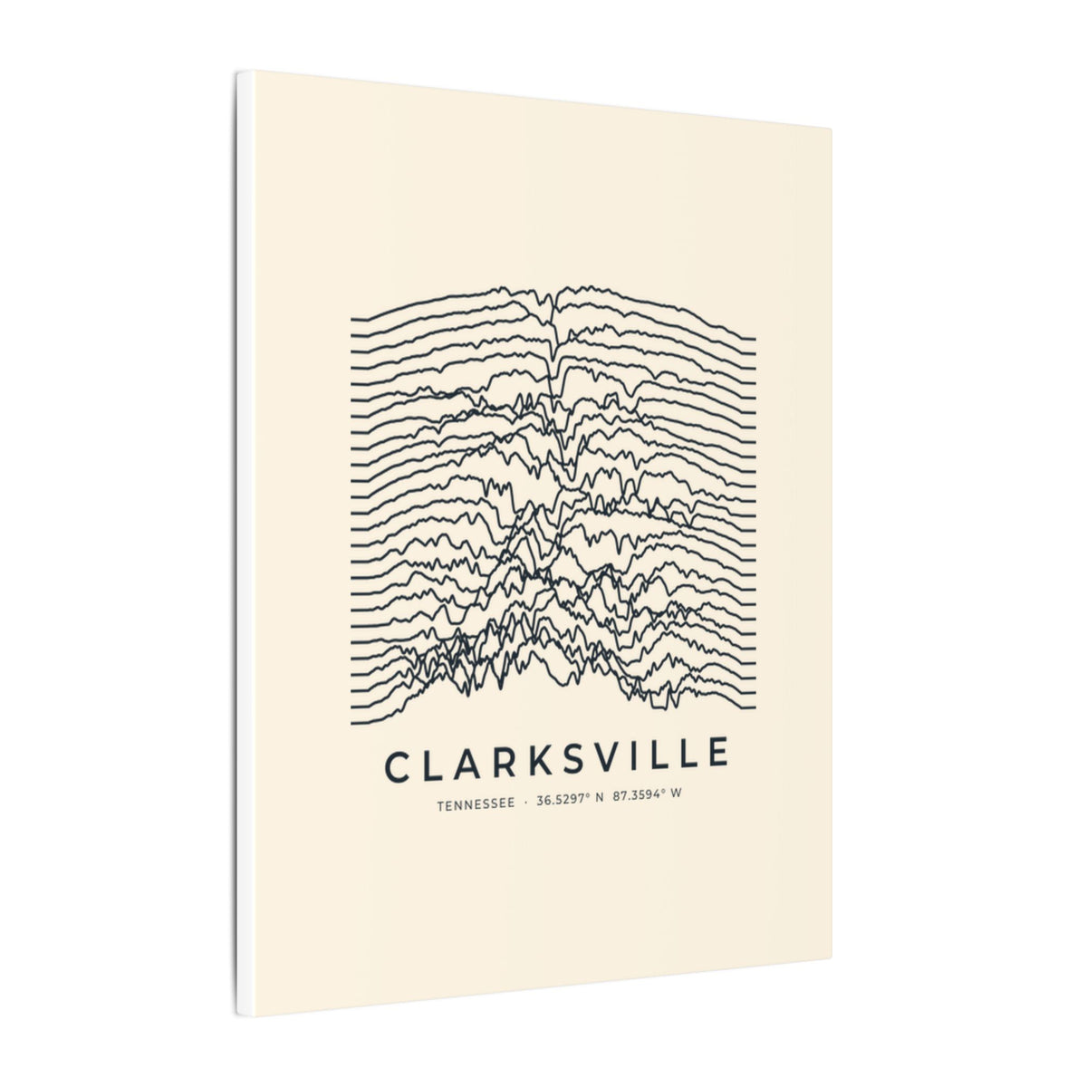 Clarksville Ridgeline Canvas Print