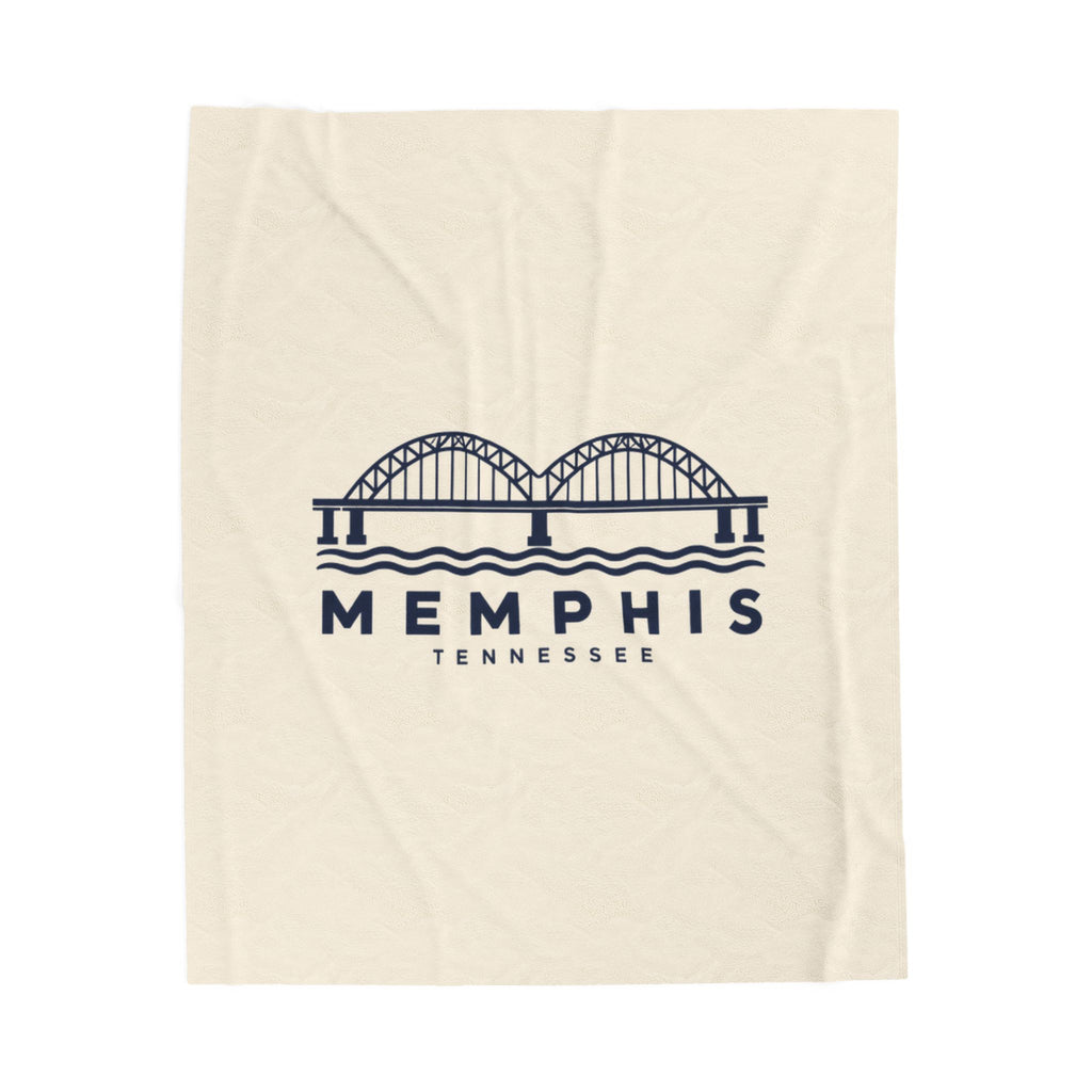 Memphis Hernando de Soto Bridge Blanket