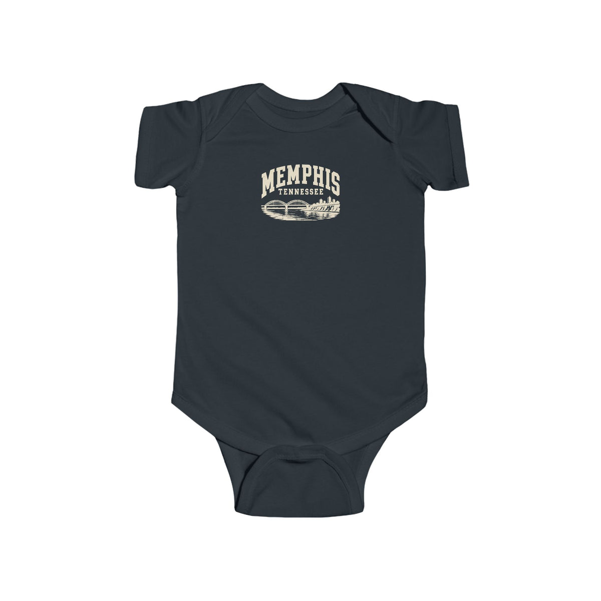 Memphis Vintage Varsity Baby Bodysuit