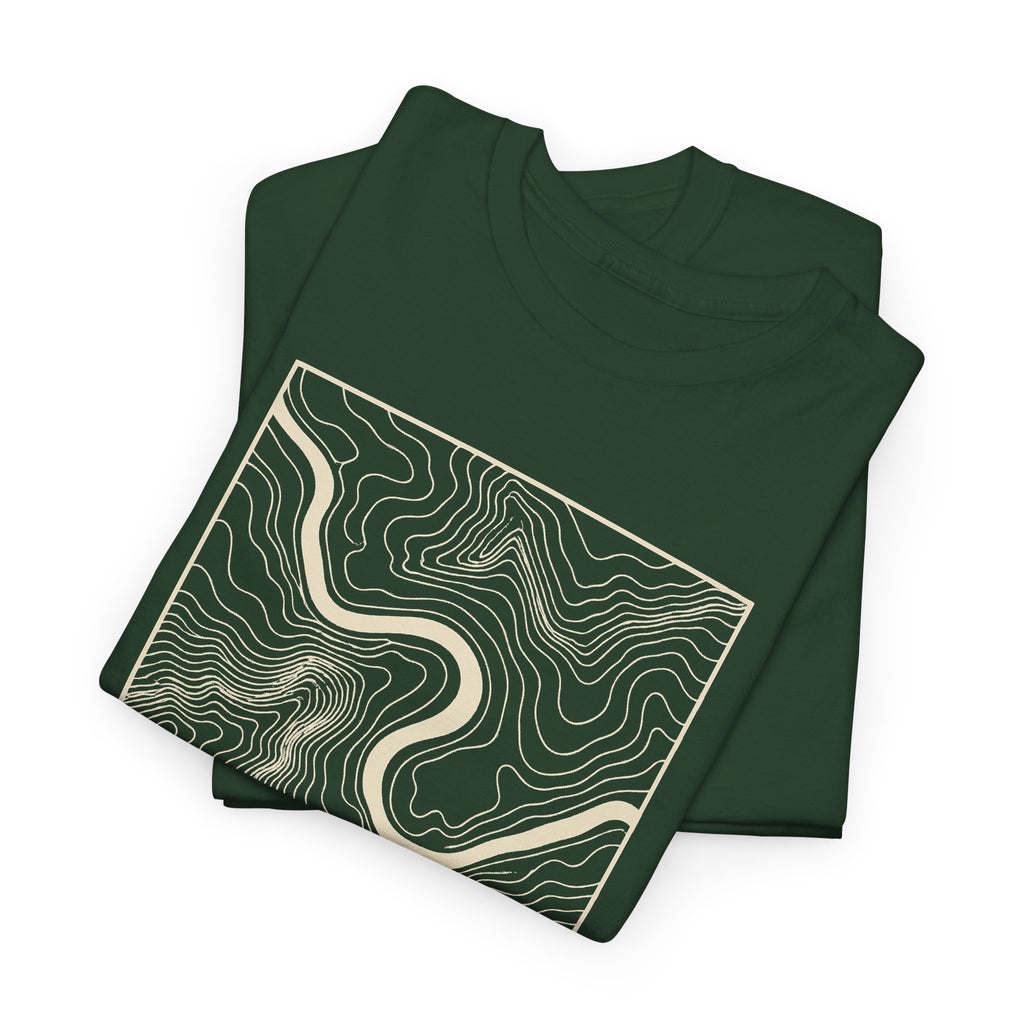 Chattanooga Topo Map T-Shirt