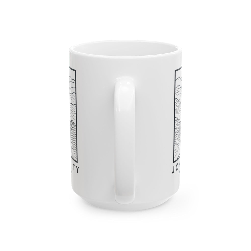 Johnson City Topo Map Mug