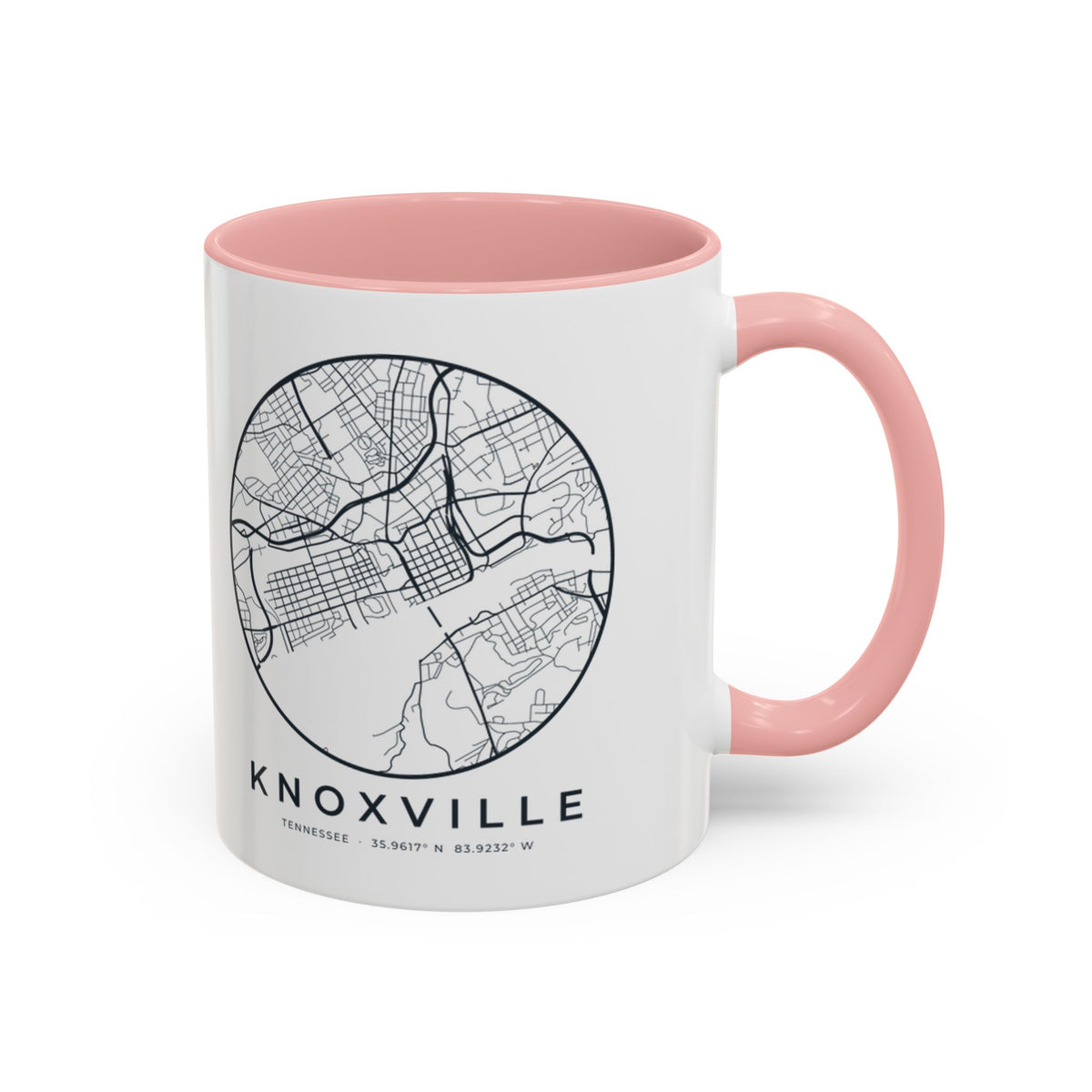 Knoxville Street Map Accent Mug