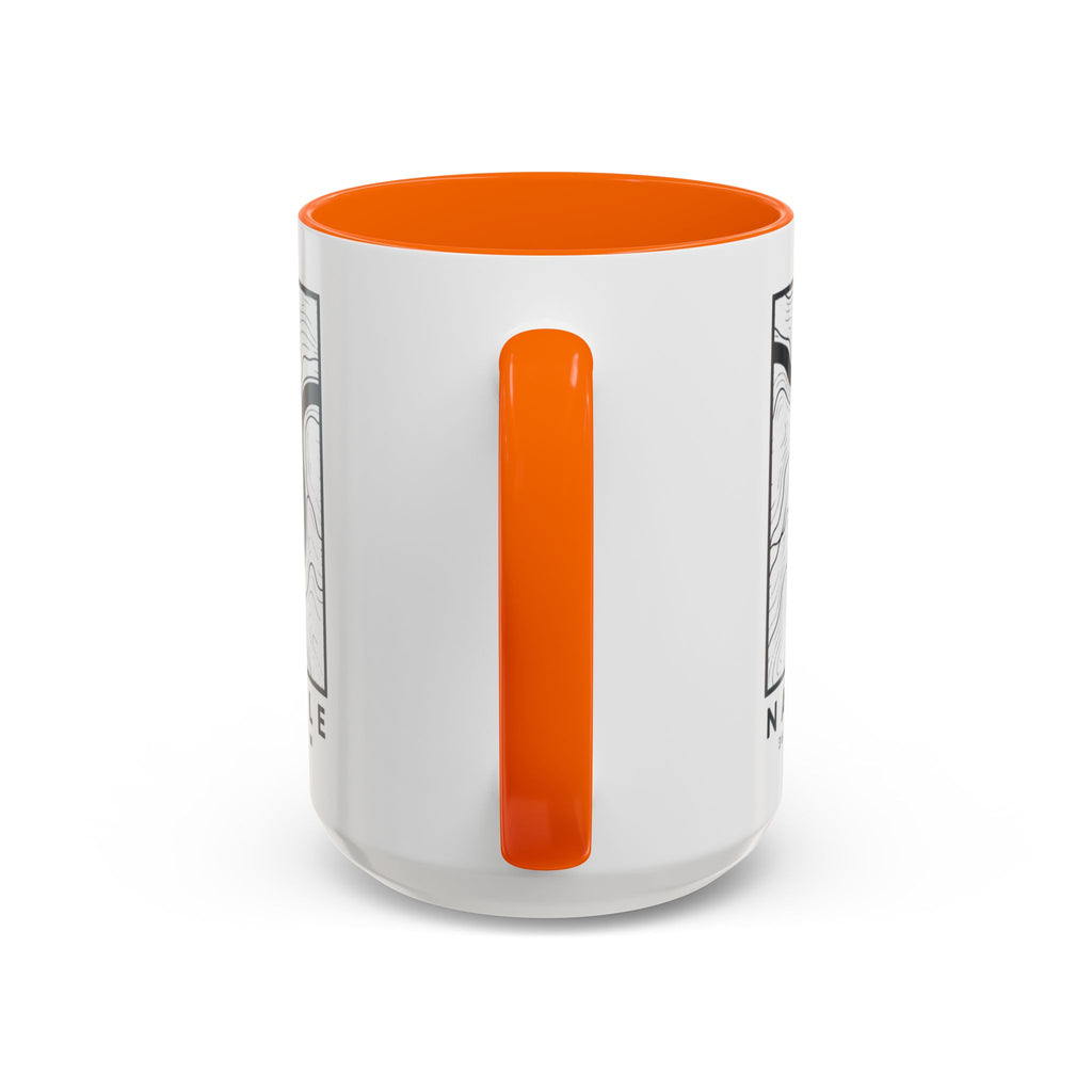 Nashville Topo Map Accent Mug