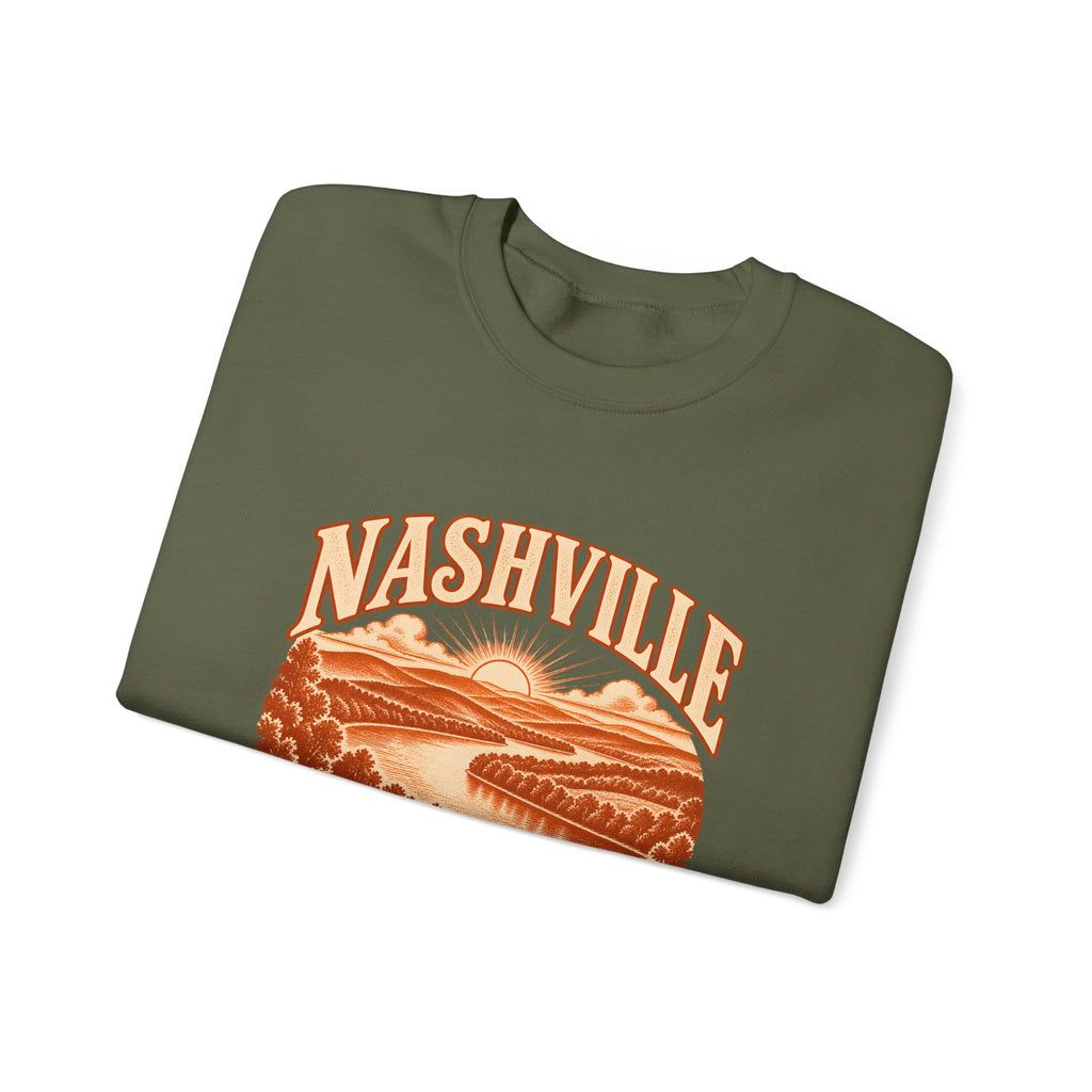 Nashville Engraved Valley Crewneck Sweatshirt