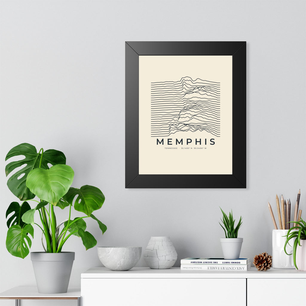 Memphis Ridgeline Framed Print