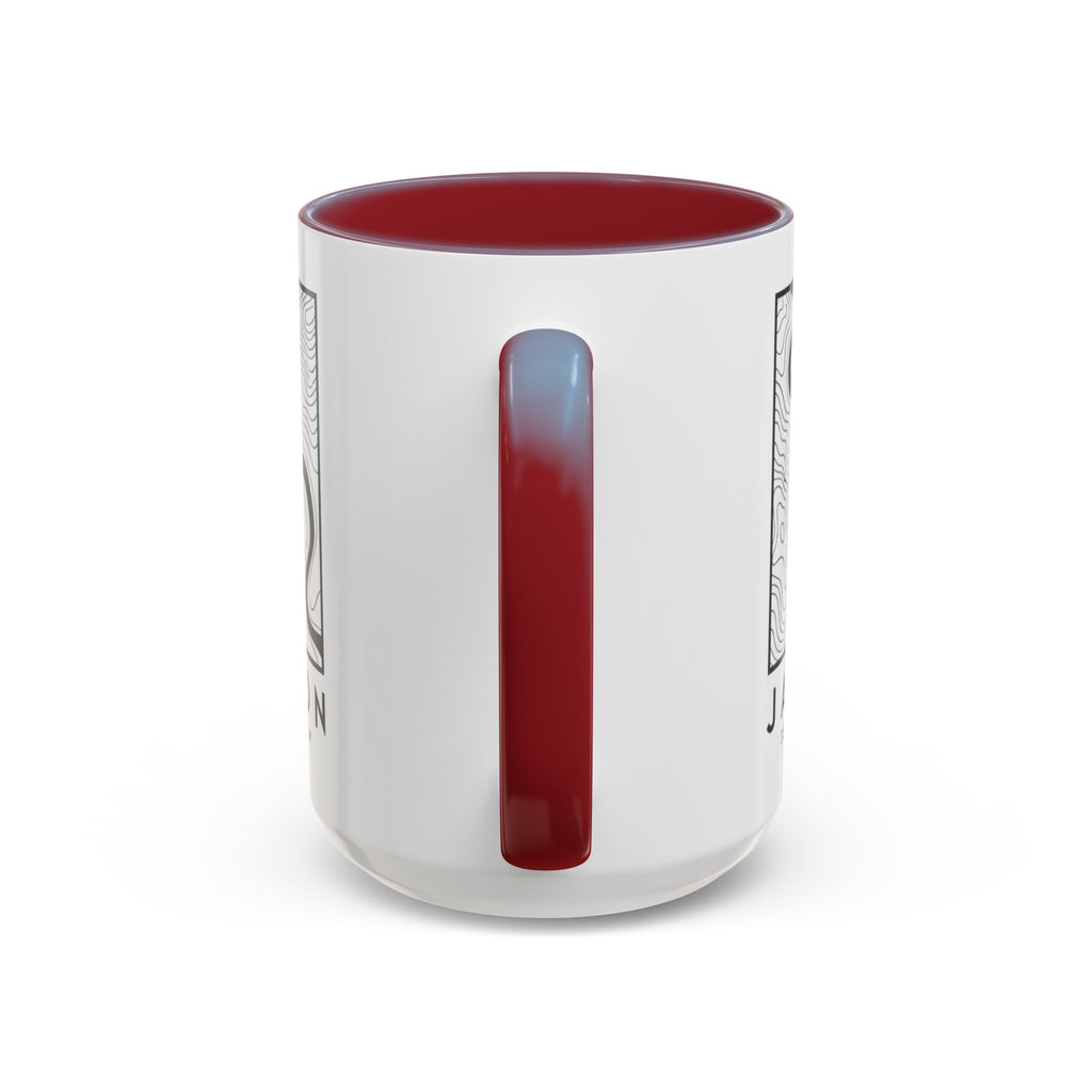 Jackson Topo Map Accent Mug