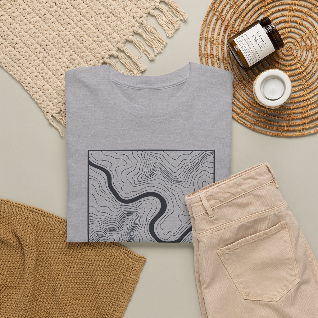 Chattanooga Topo Map T-Shirt
