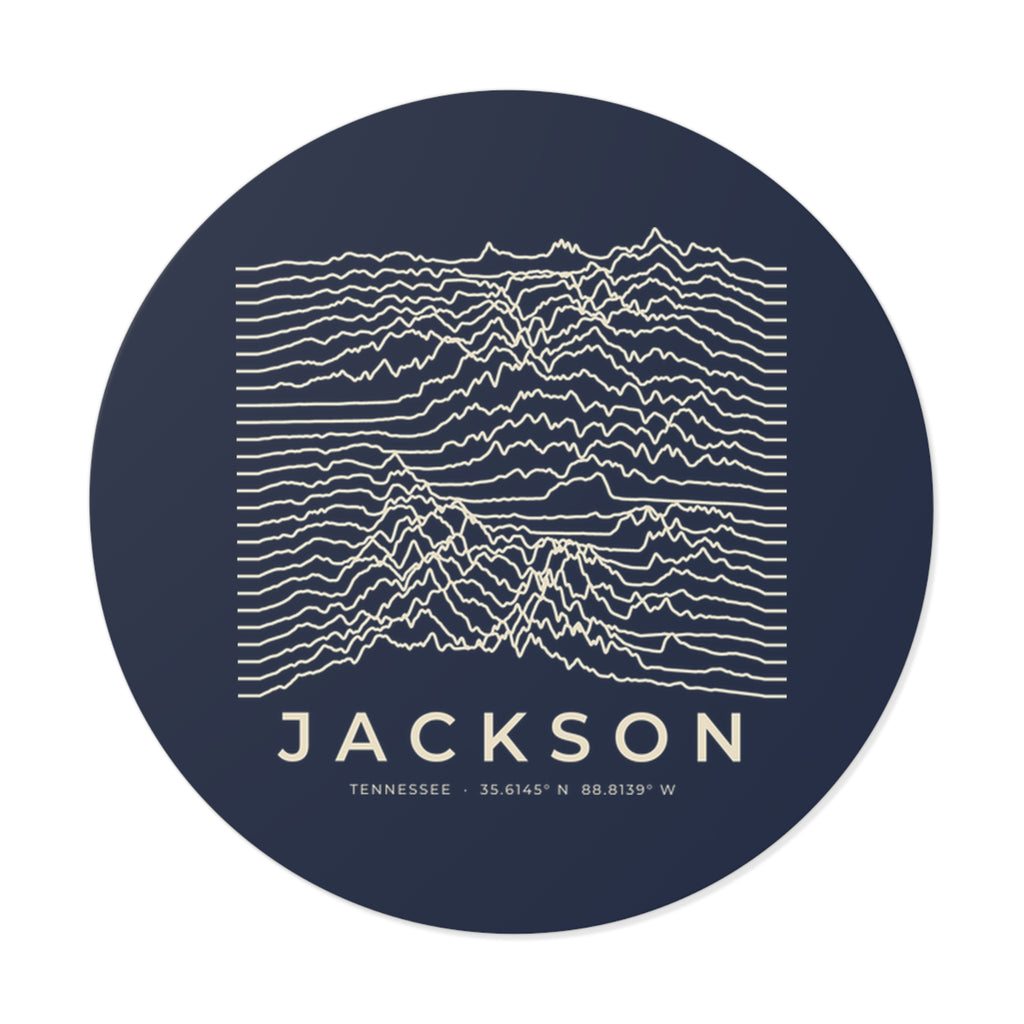 Jackson Ridgeline Sticker (Navy)