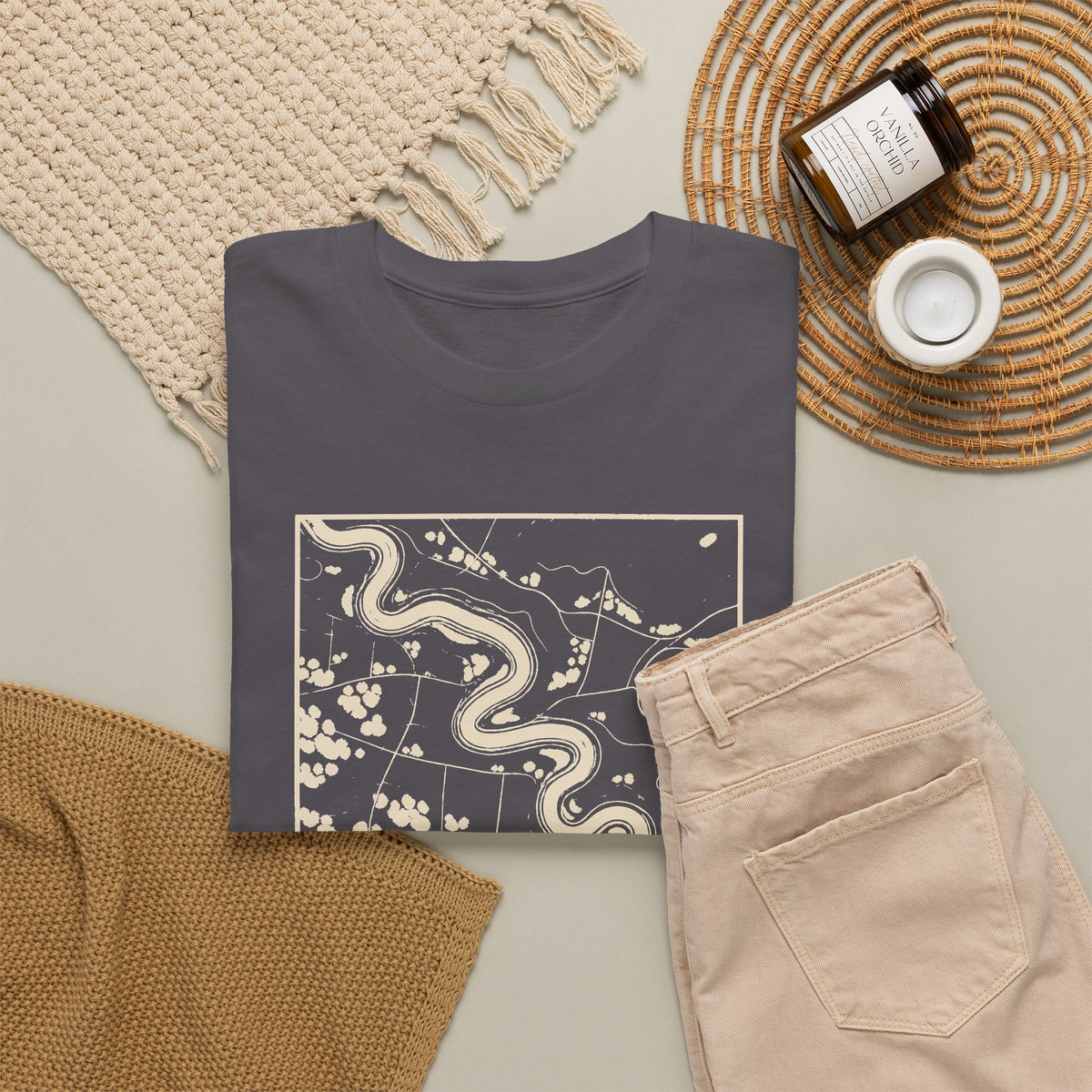 Murfreesboro Topo Map T-Shirt