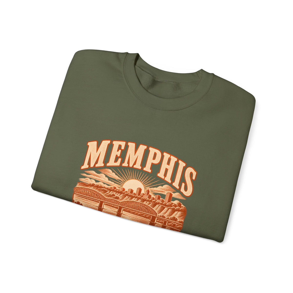Memphis Engraved Valley Crewneck Sweatshirt