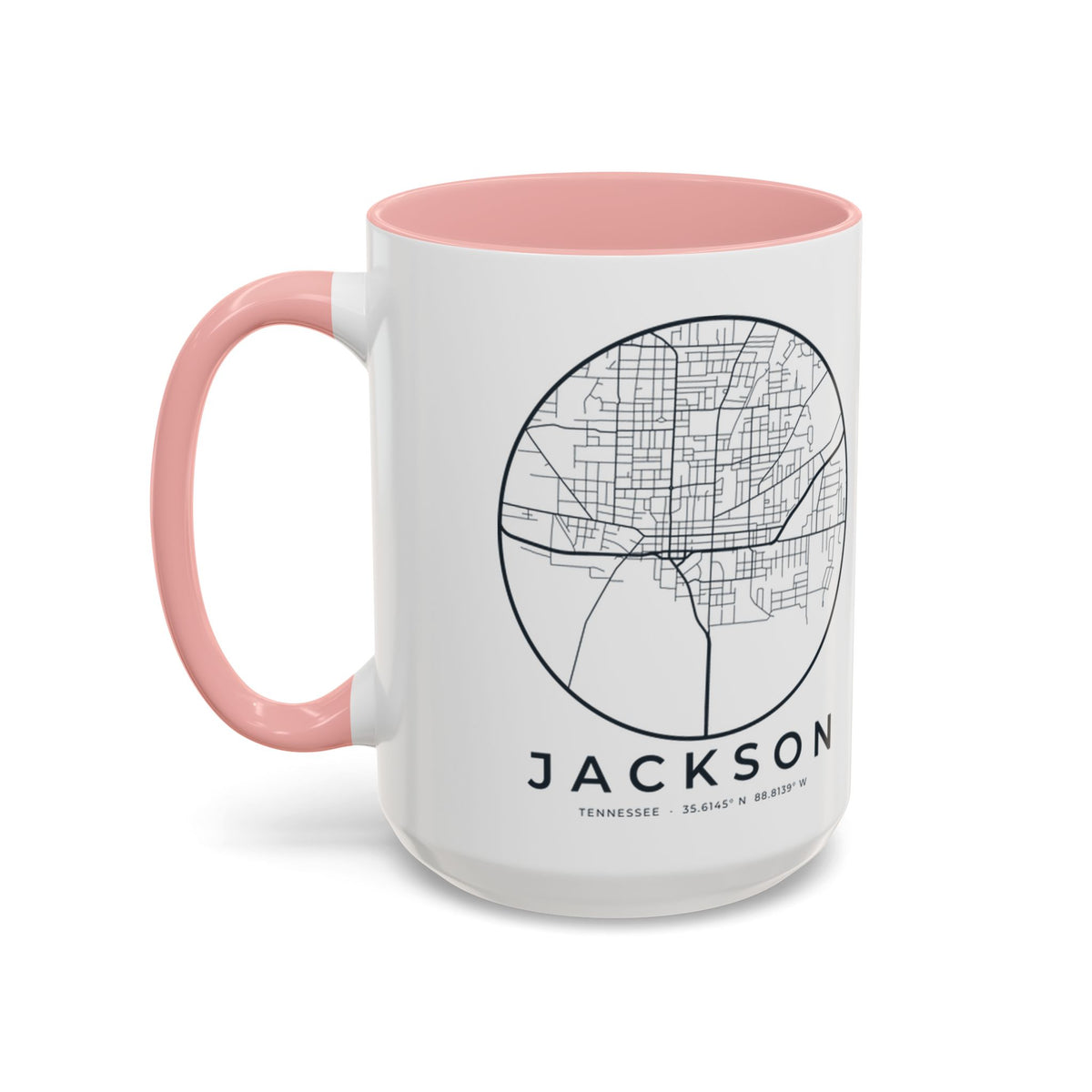 Jackson Street Map Accent Mug