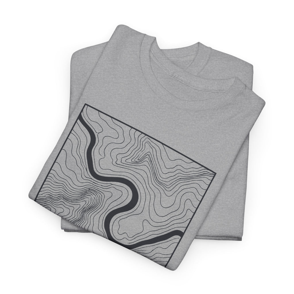 Chattanooga Topo Map T-Shirt