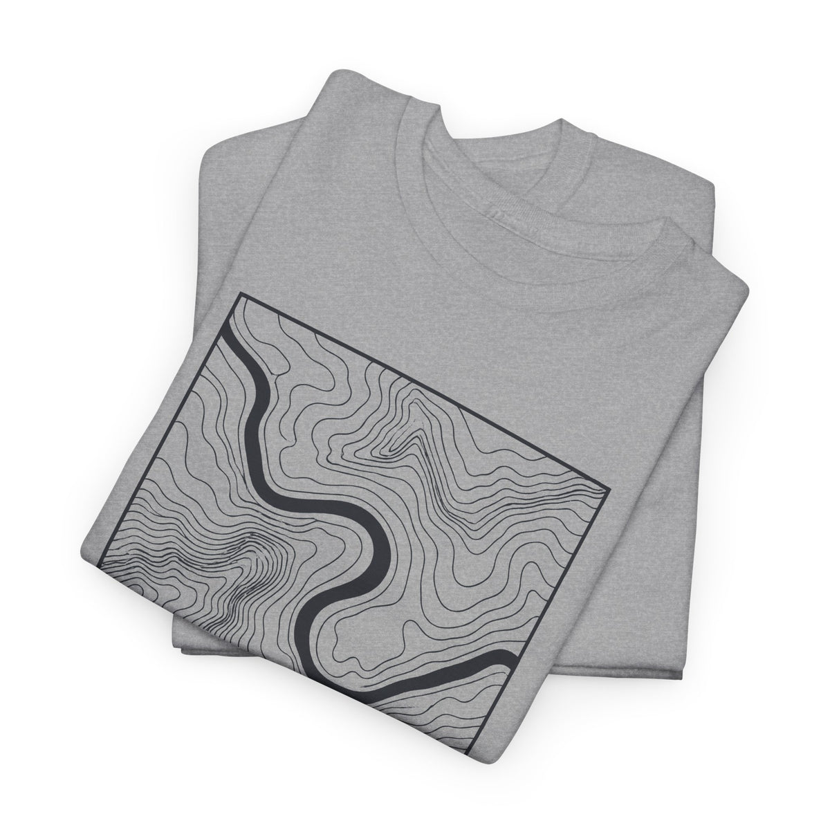 Chattanooga Topo Map T-Shirt