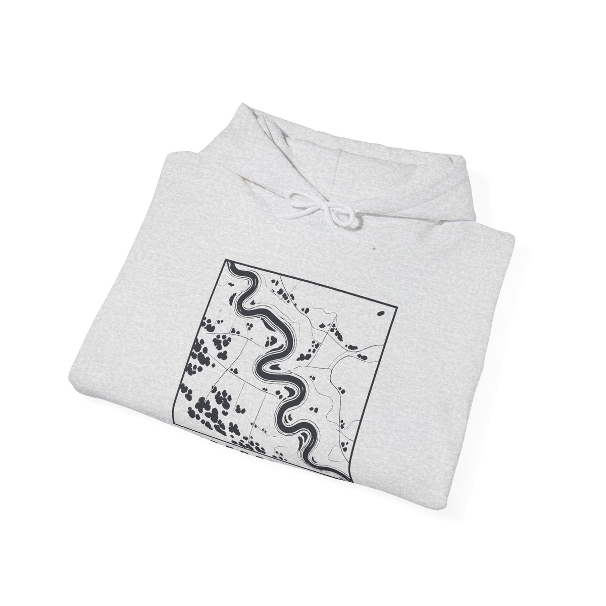 Murfreesboro Topo Map Hoodie