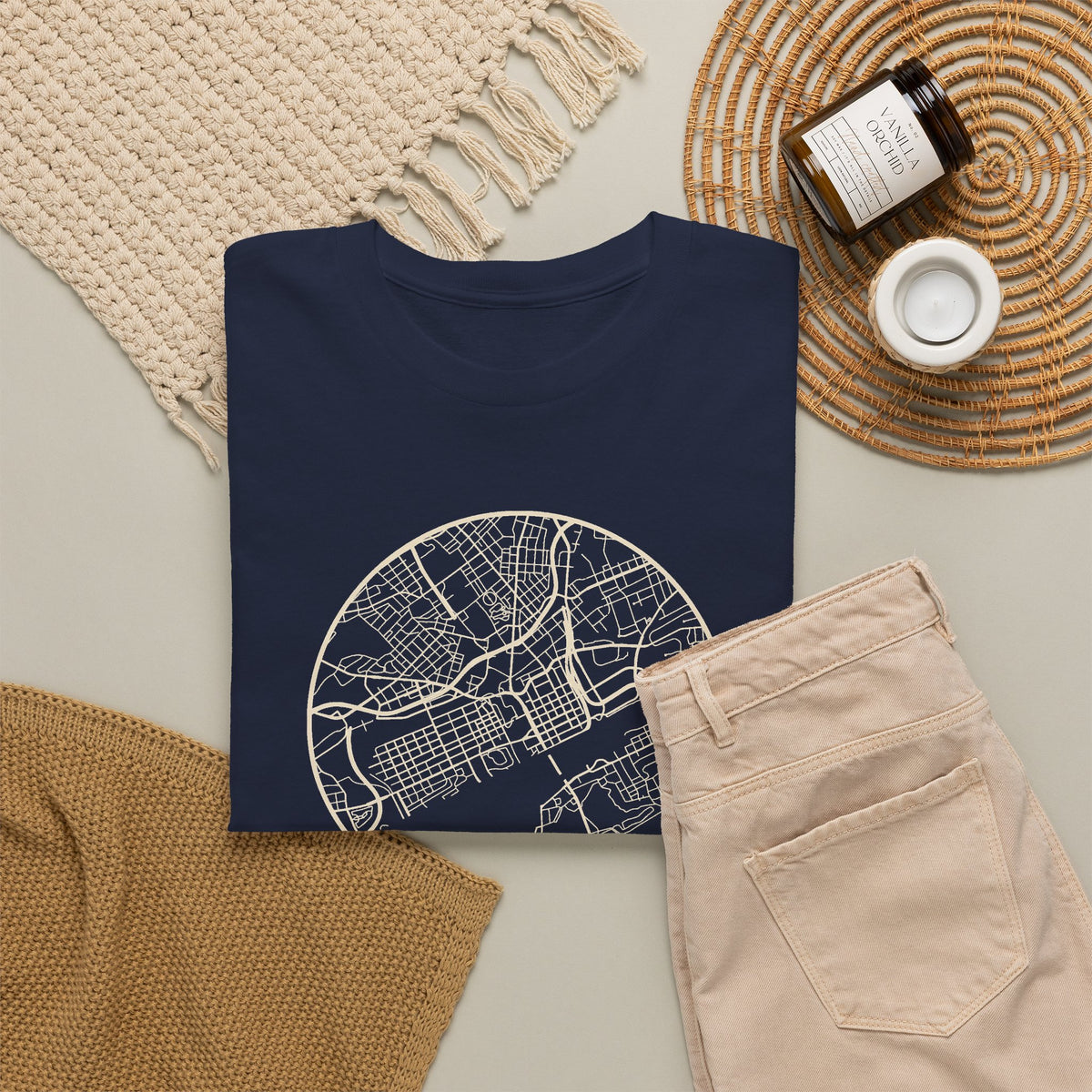 Knoxville Street Map T-Shirt