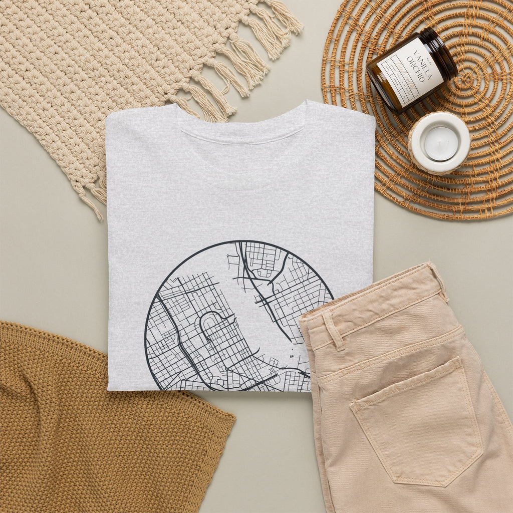 Nashville Street Map T-Shirt