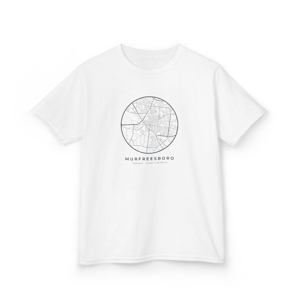 Murfreesboro Street Map Kids T-Shirt