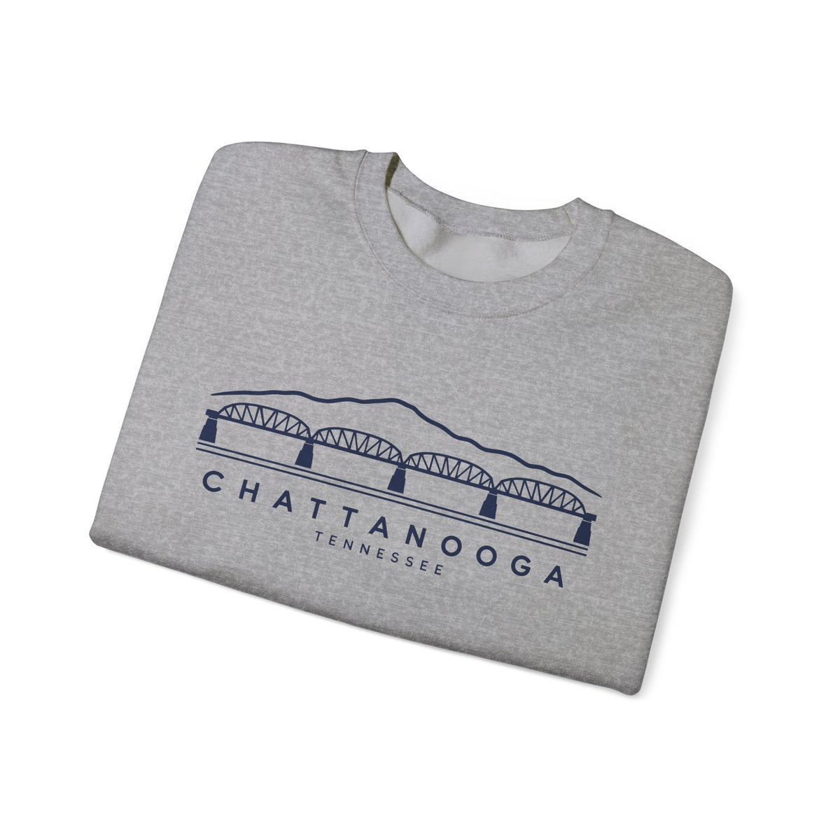 Chattanooga Walnut Street Bridge Crewneck Sweatshirt