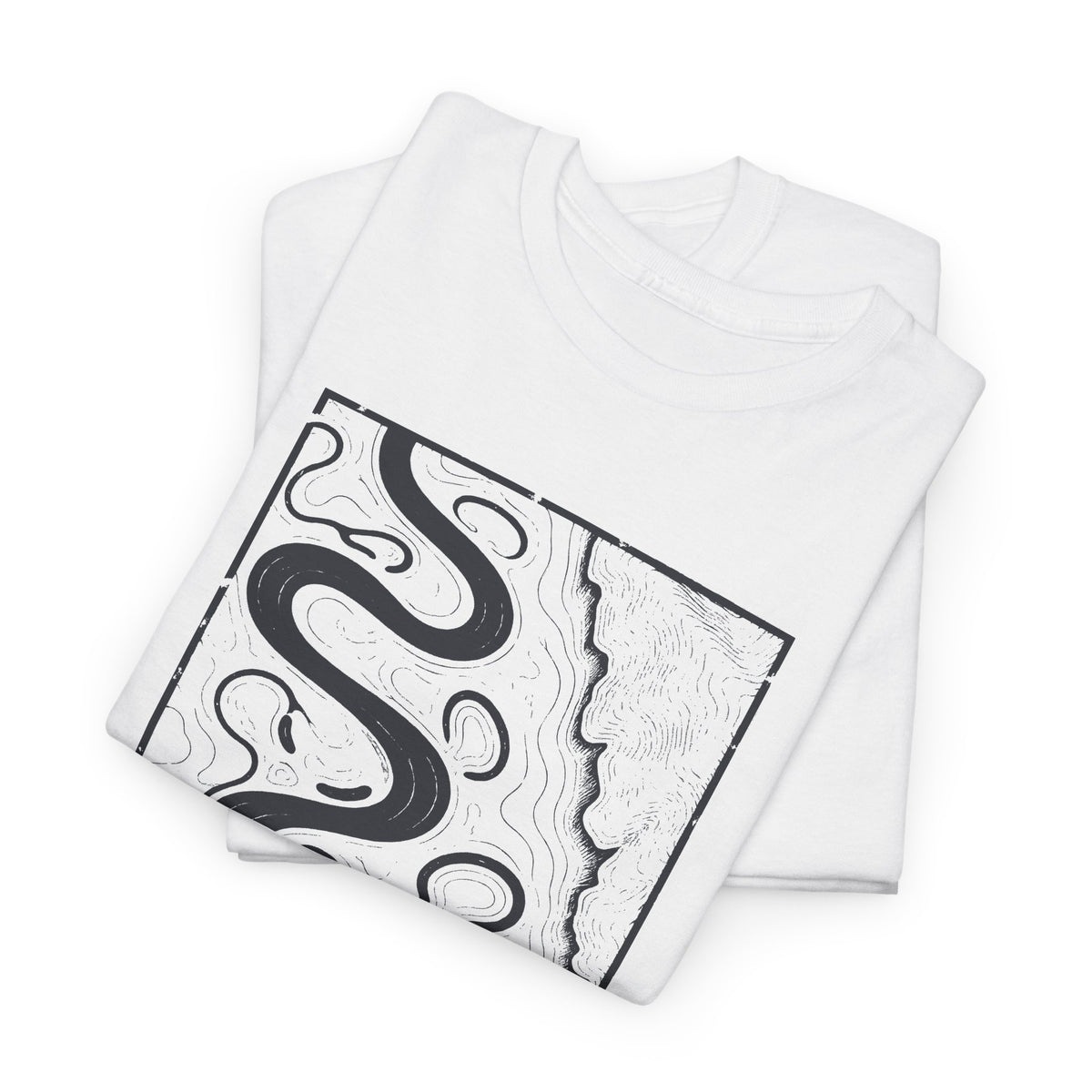 Memphis Topo Map T-Shirt