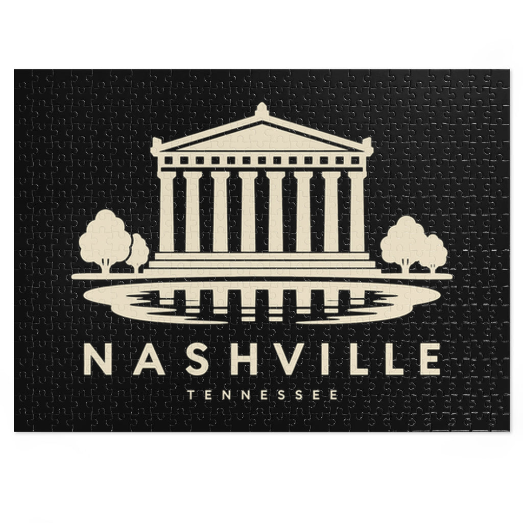 Nashville Parthenon Puzzle (Black)