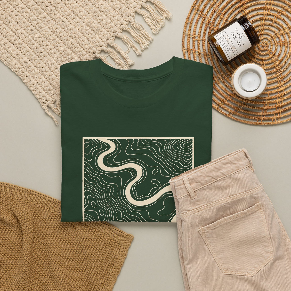 Jackson Topo Map T-Shirt