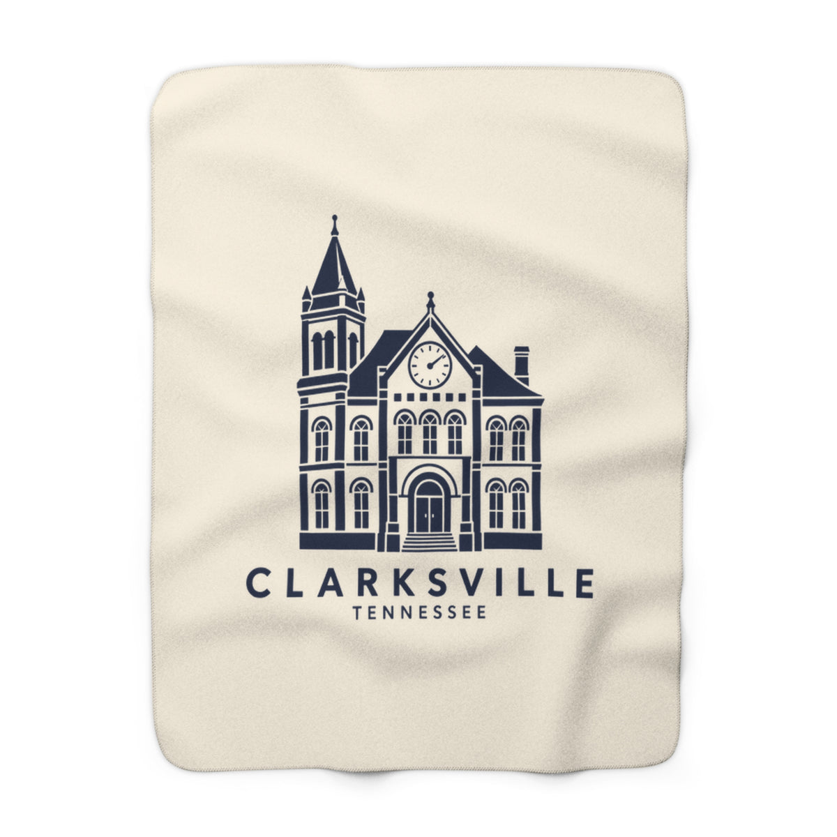 Clarksville Customs House Sherpa Blanket