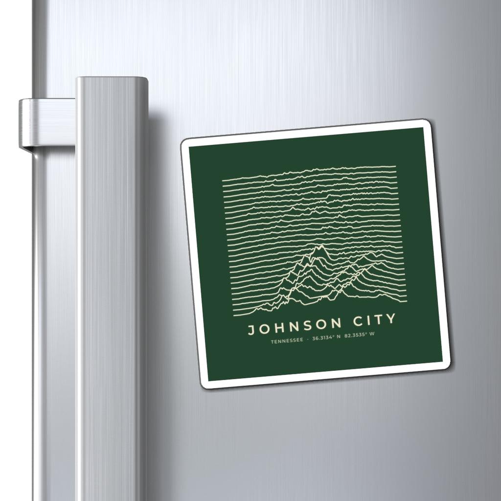 Johnson City Ridgeline Magnet (Forest Green)