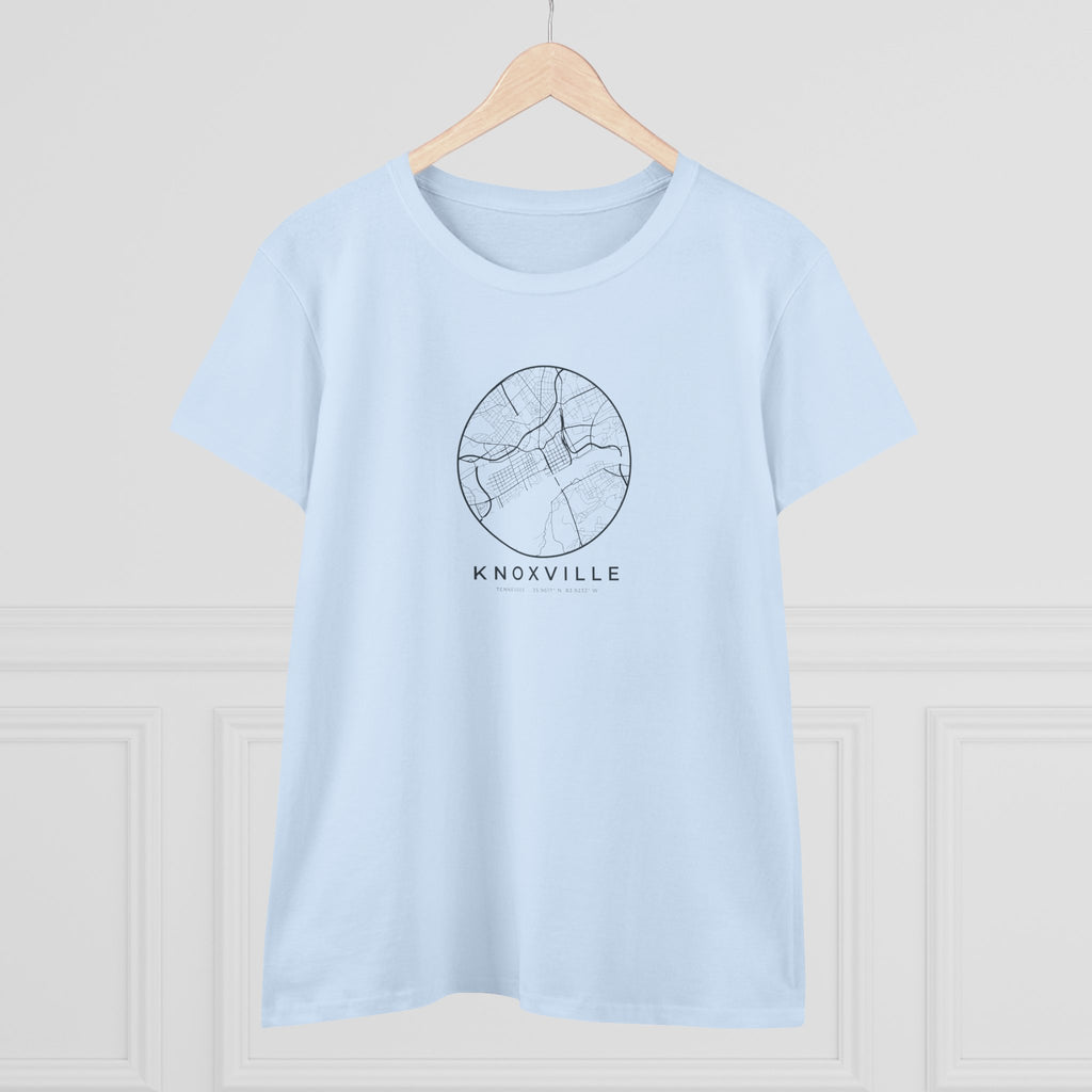 Knoxville Street Map Women's T-Shirt