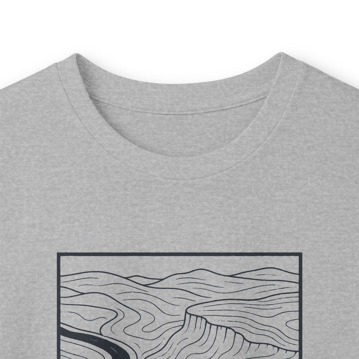 Clarksville Topo Map Long Sleeve T-Shirt