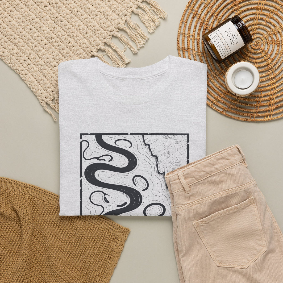 Memphis Topo Map T-Shirt
