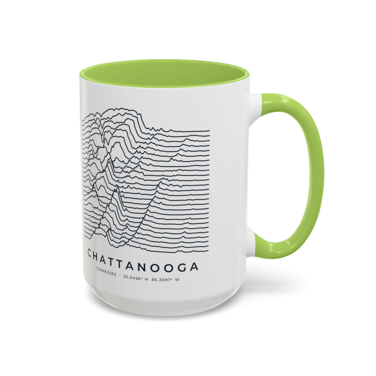 Chattanooga Ridgeline Accent Mug