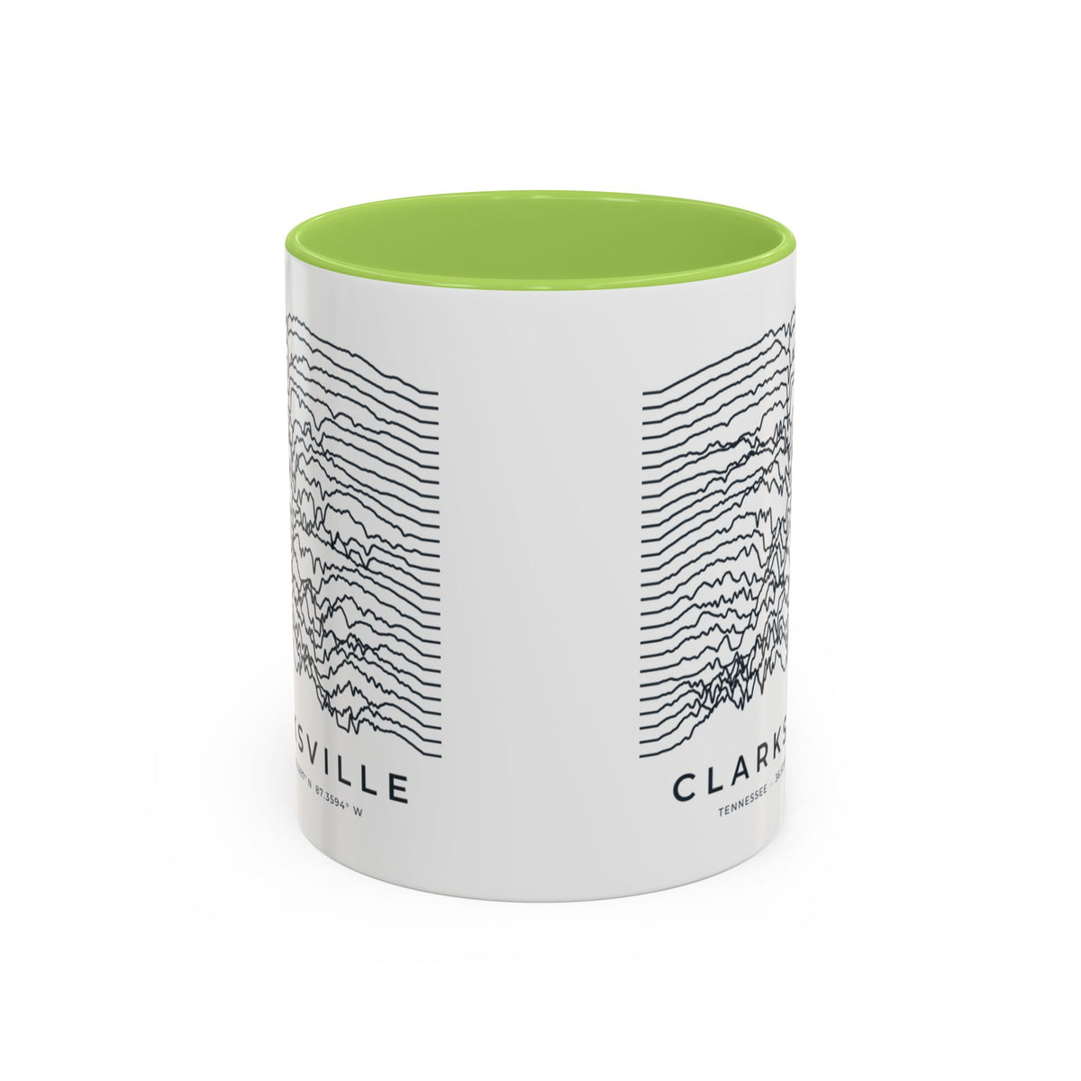 Clarksville Ridgeline Accent Mug