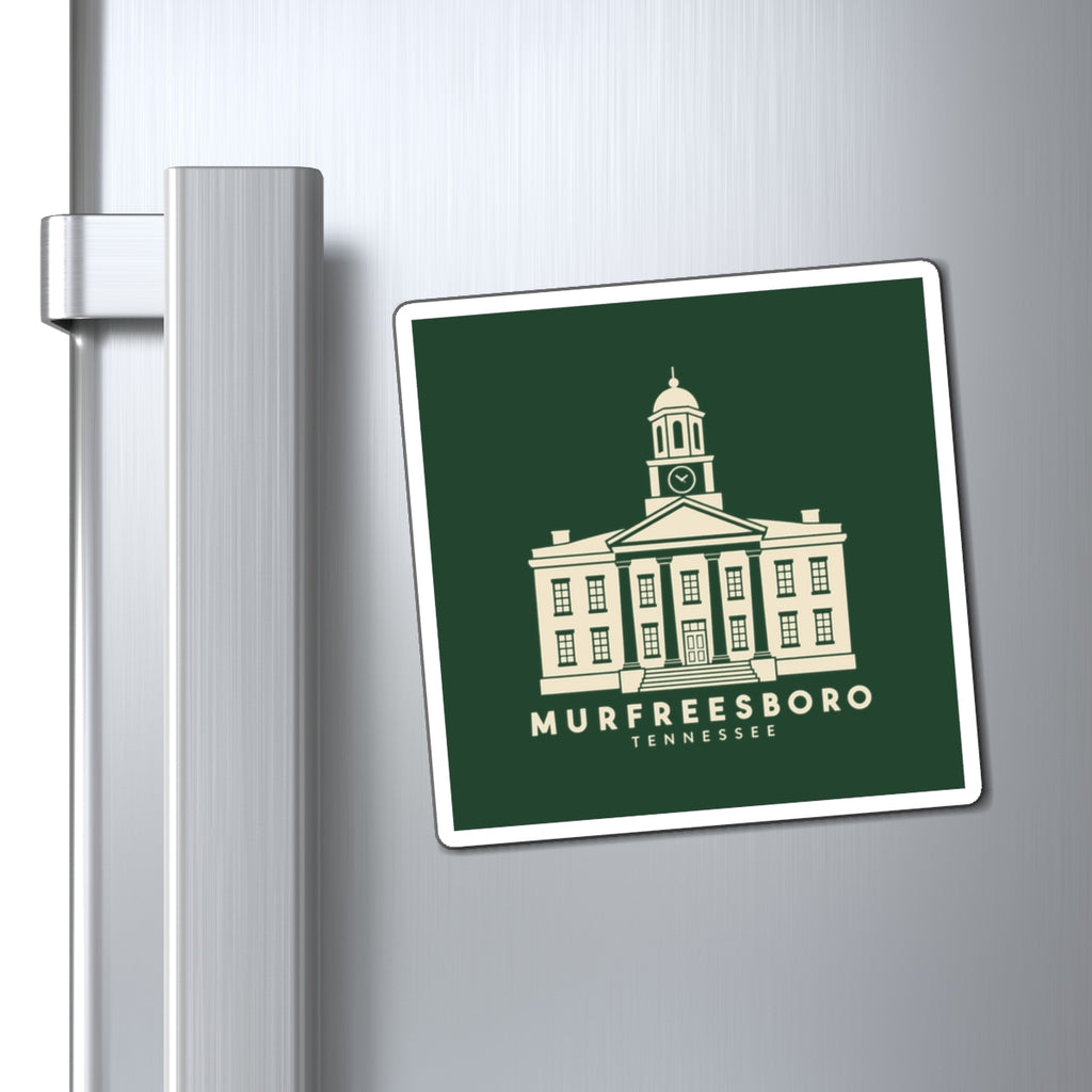 Murfreesboro Rutherford County Courthouse Magnet (Forest Green)