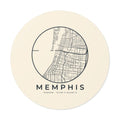 Memphis Street Map Sticker